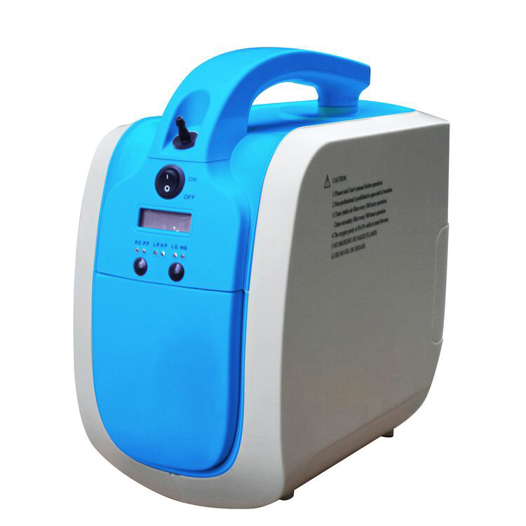 5L Pulse Flow Portable Oxygen Concentrator တပ်ဆင်ပြီး ဘက်ထရီ