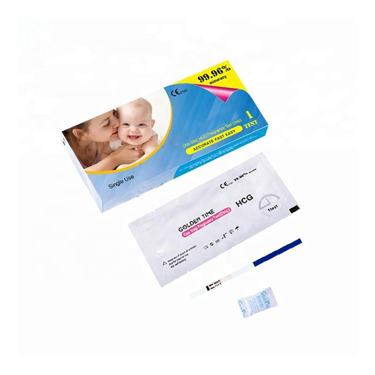 99.9% High Accuracy Mamma Perfect Hcg ကိုယ်ဝန်စမ်းသပ်မှု Rapid Strip
