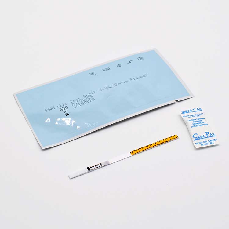 ဆေးဘက်ဆိုင်ရာပစ္စည်းများ Syphilis Antibody (tp) Rapid Test Kit